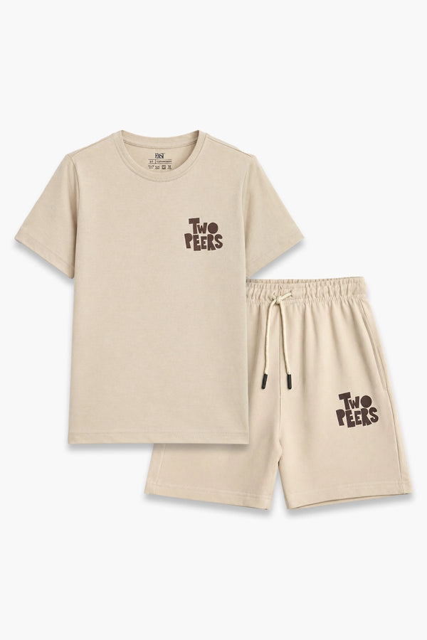 Graphic 2 Piece Short Suit