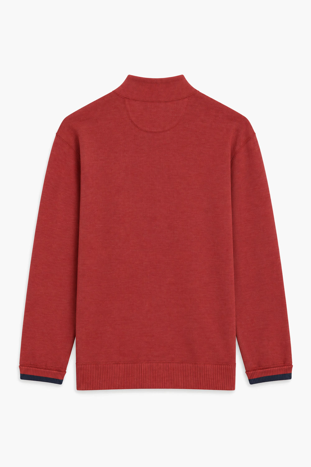 Men Branded Mockneck - Red