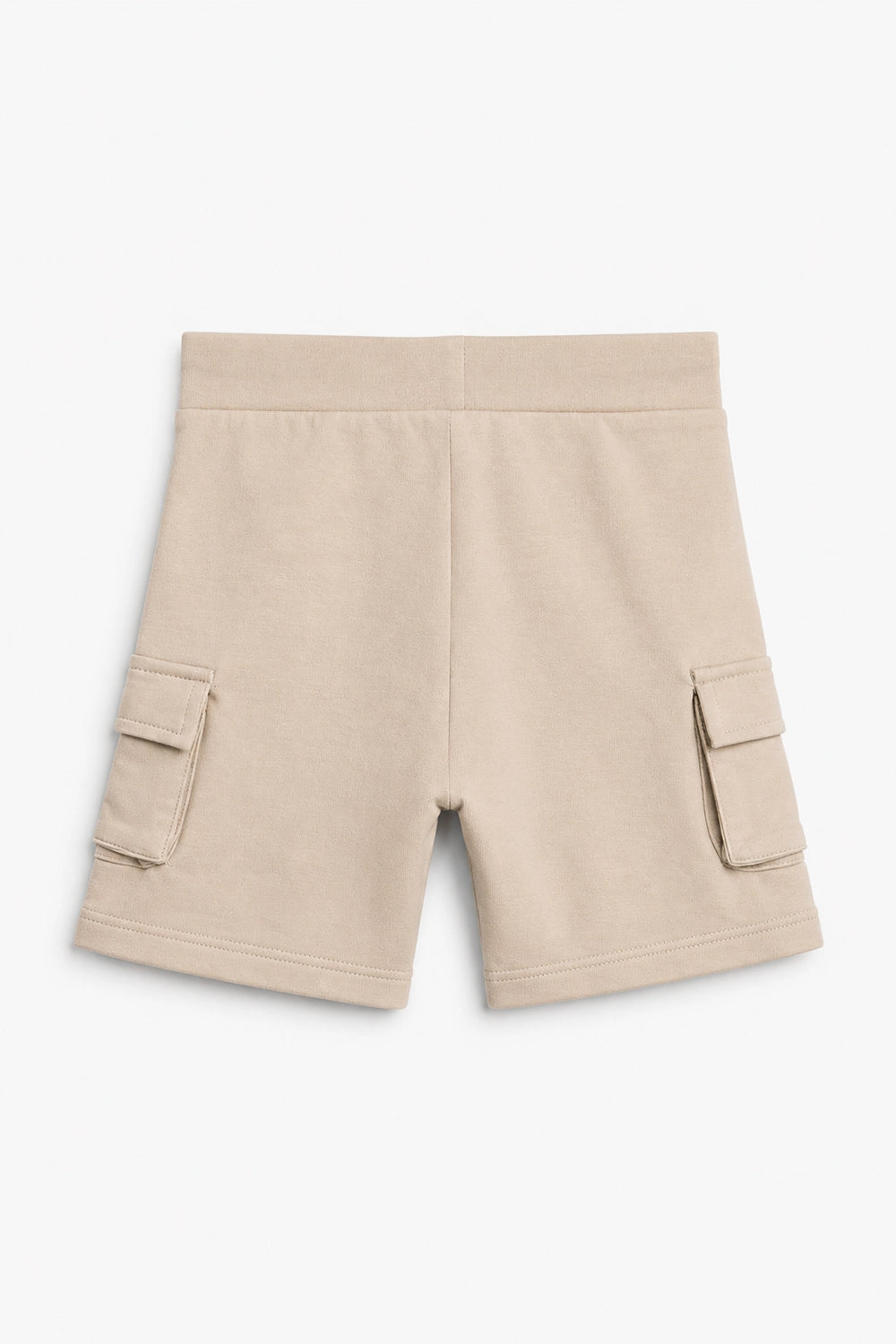 Boy Branded Cargo Short - beige