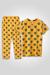 Women's Graphic Loungewear WNS23003 - Yellow