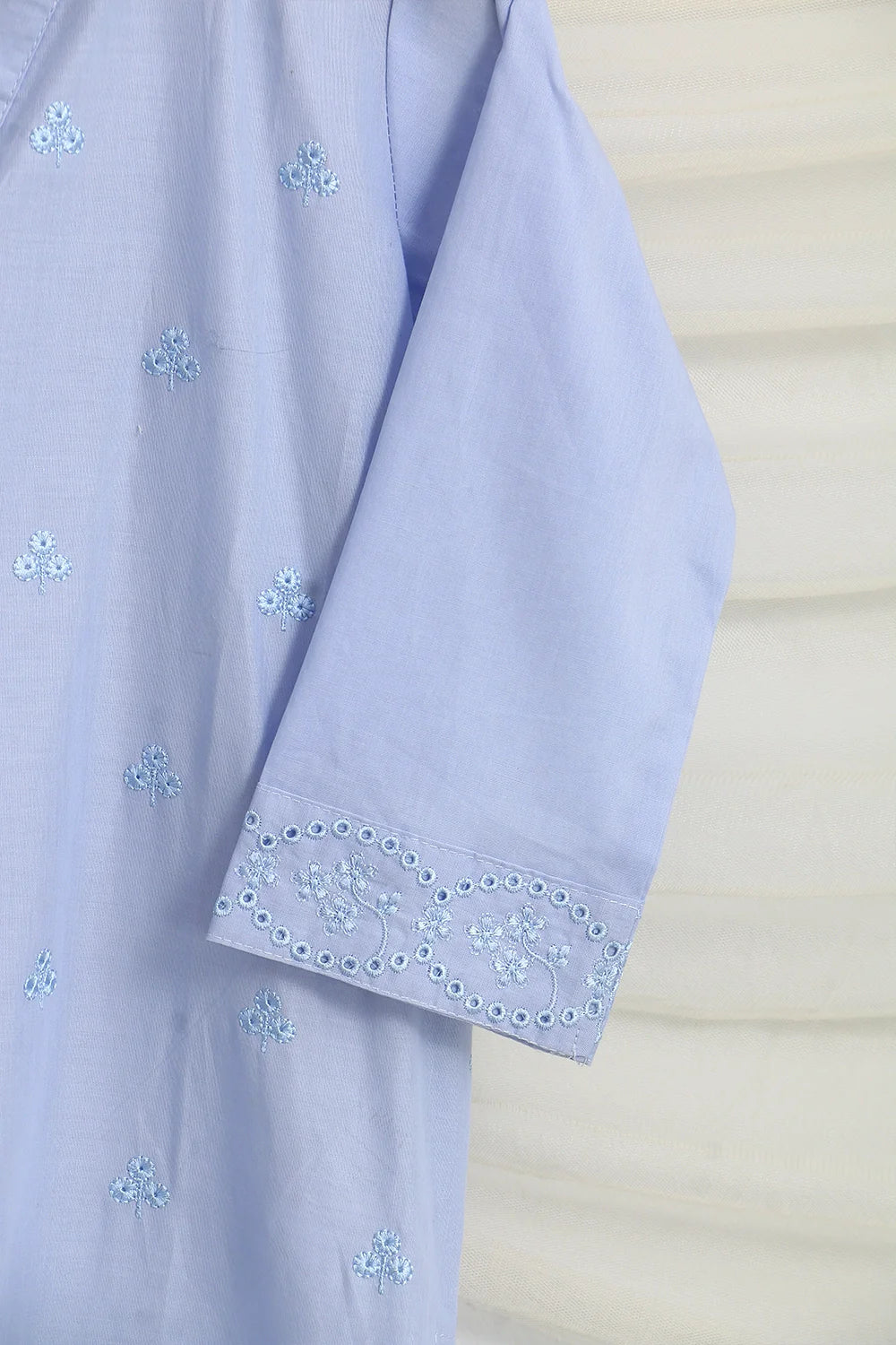 2 PIECE EMB LAWN SUIT