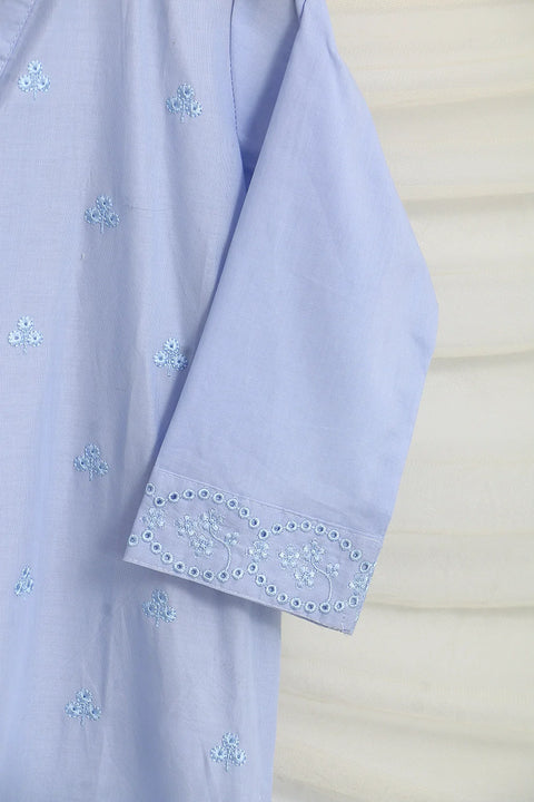 2 PIECE EMB LAWN SUIT