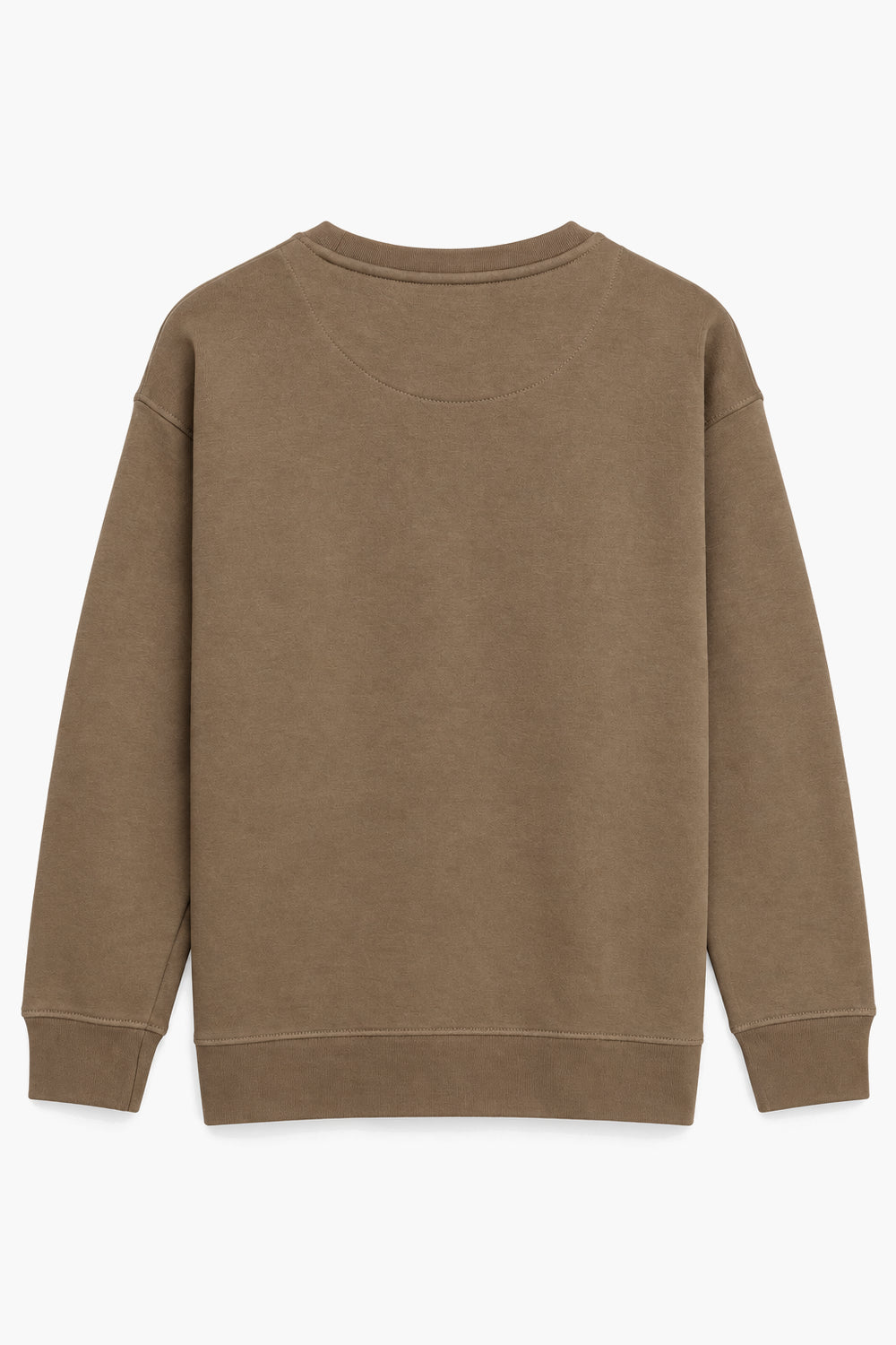 Women Branded EMB Fleece Sweatshirt - Brown