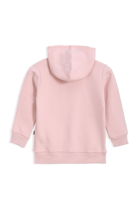 Boys Graphic Fleece  Kangaroo Zipper Hoodie BFZPPR-30- Beige