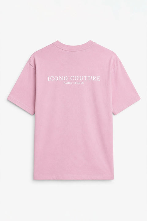 Men Branded Graphic T-Shirt - Pink