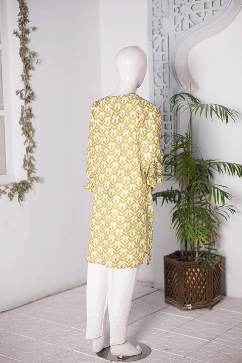 PRINTED SLUB SHIRT