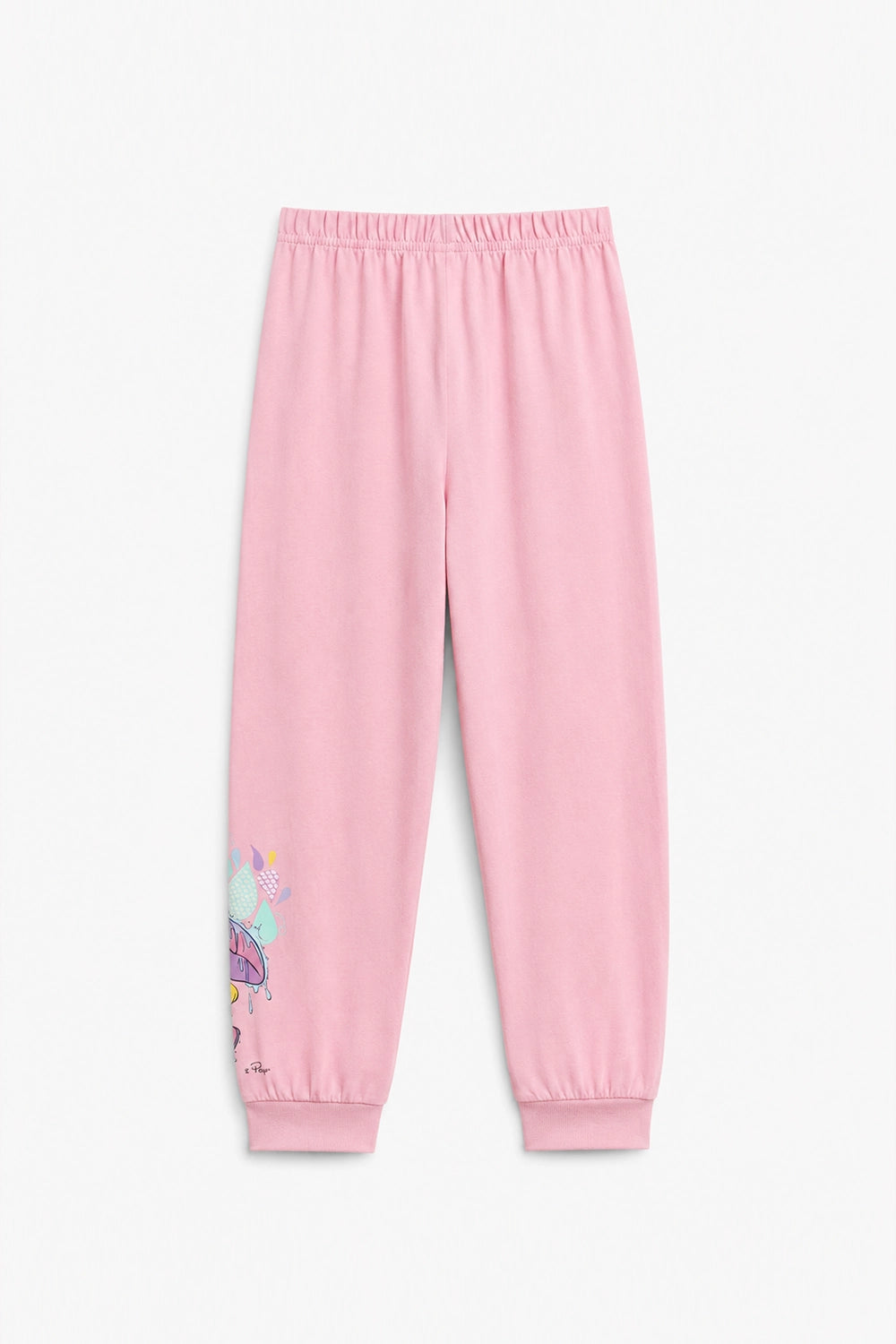 Girls Branded Trouser - Pink