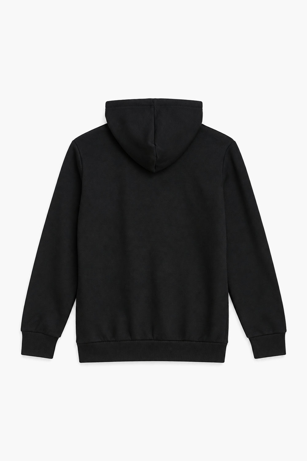 Women Branded Fleece Graphic Pullover Hoodie - Black