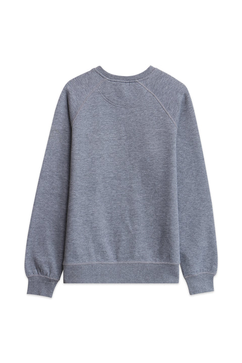 Men Branded Basic Sweatshirt - D/Grey