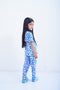 Girls Graphic Loungewear Suit GLS24-09 - Blue