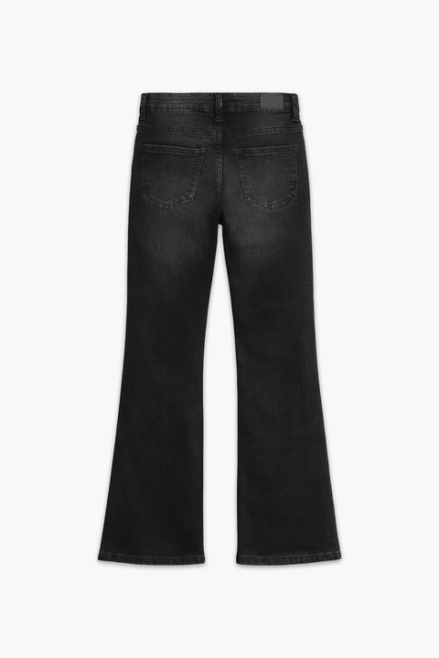 Girls Branded Bell Bottom jeans  - Black