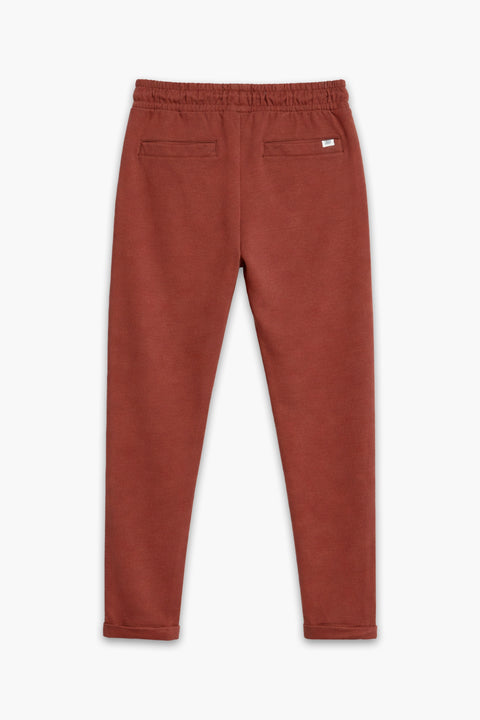 Men Branded Trouser - Burgundy