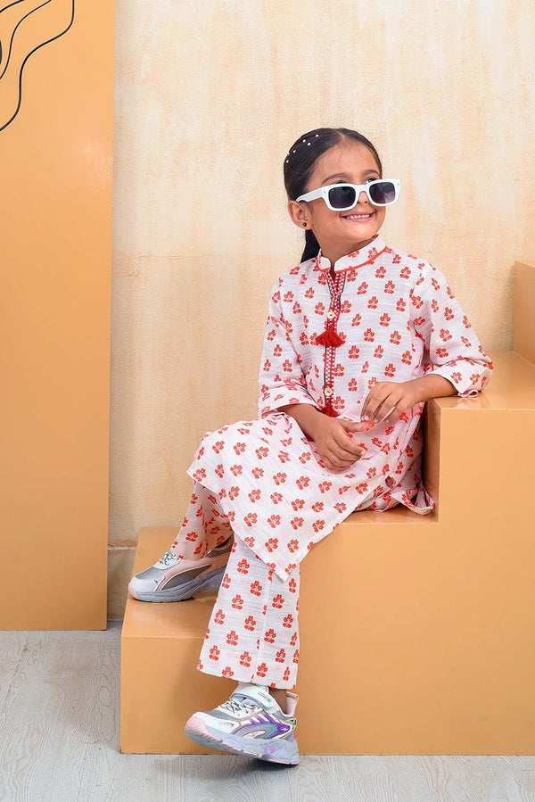 2 PIECE PRINTED KHADDAR SUIT