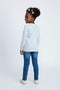 Girls Branded Graphic T-Shirt F/S - L/Blue