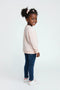 Girls Branded Graphic Sweatshirt - L/Pink