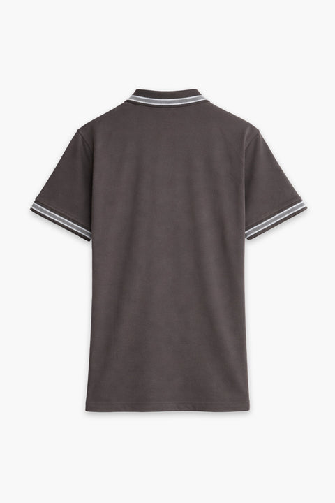 Jacquard Collar Polo