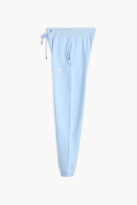 Men Branded Fleece Trouser - Sky Blue