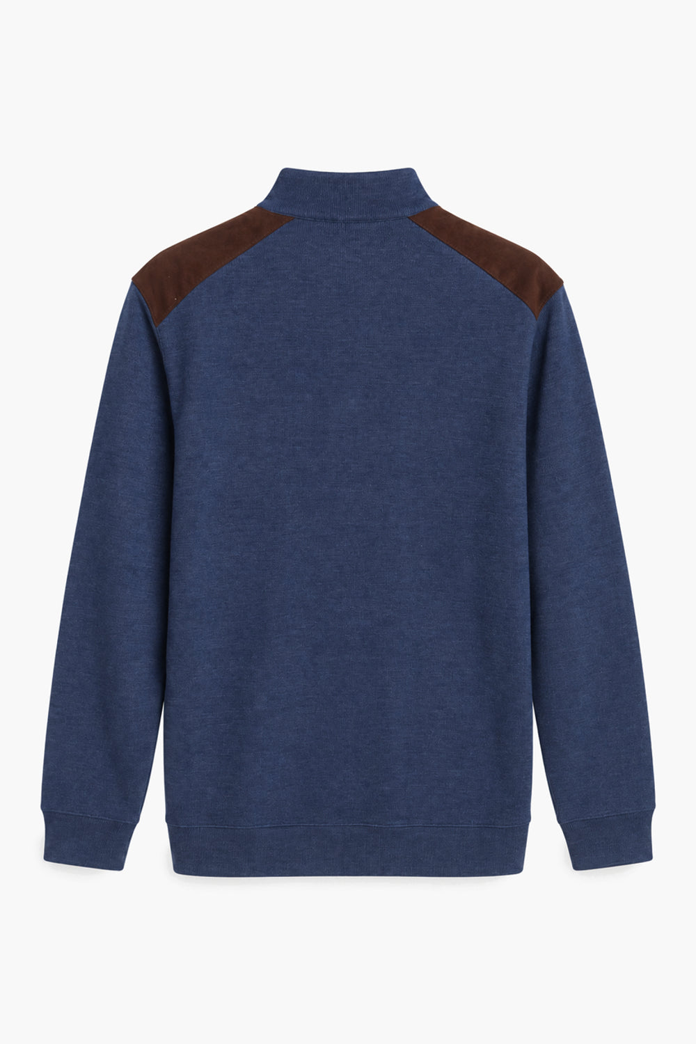 Men Branded Mockneck - D/Blue