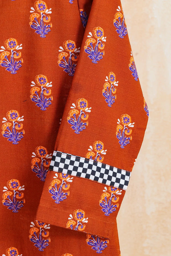 2 PIECE PRINTED KHADDAR SUIT