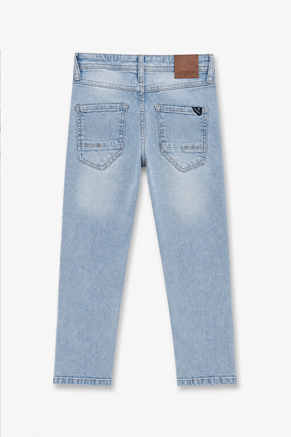 Boy Branded Straight fit Denim Pant - Blue