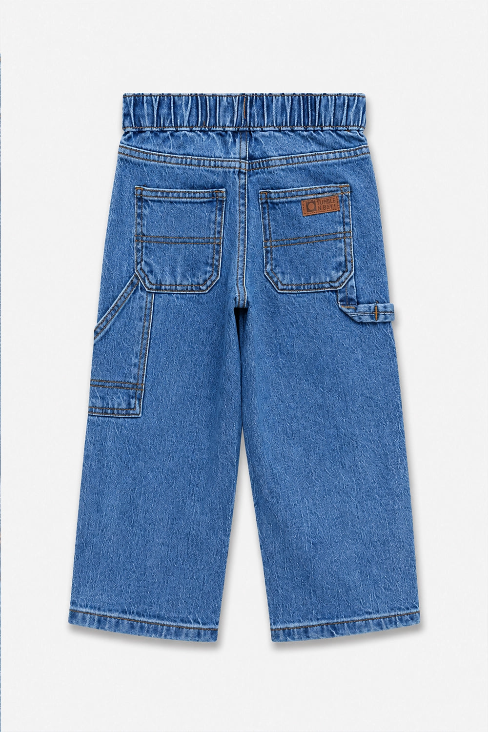 Boy Branded Straight fit Denim Pant - M/BLUE