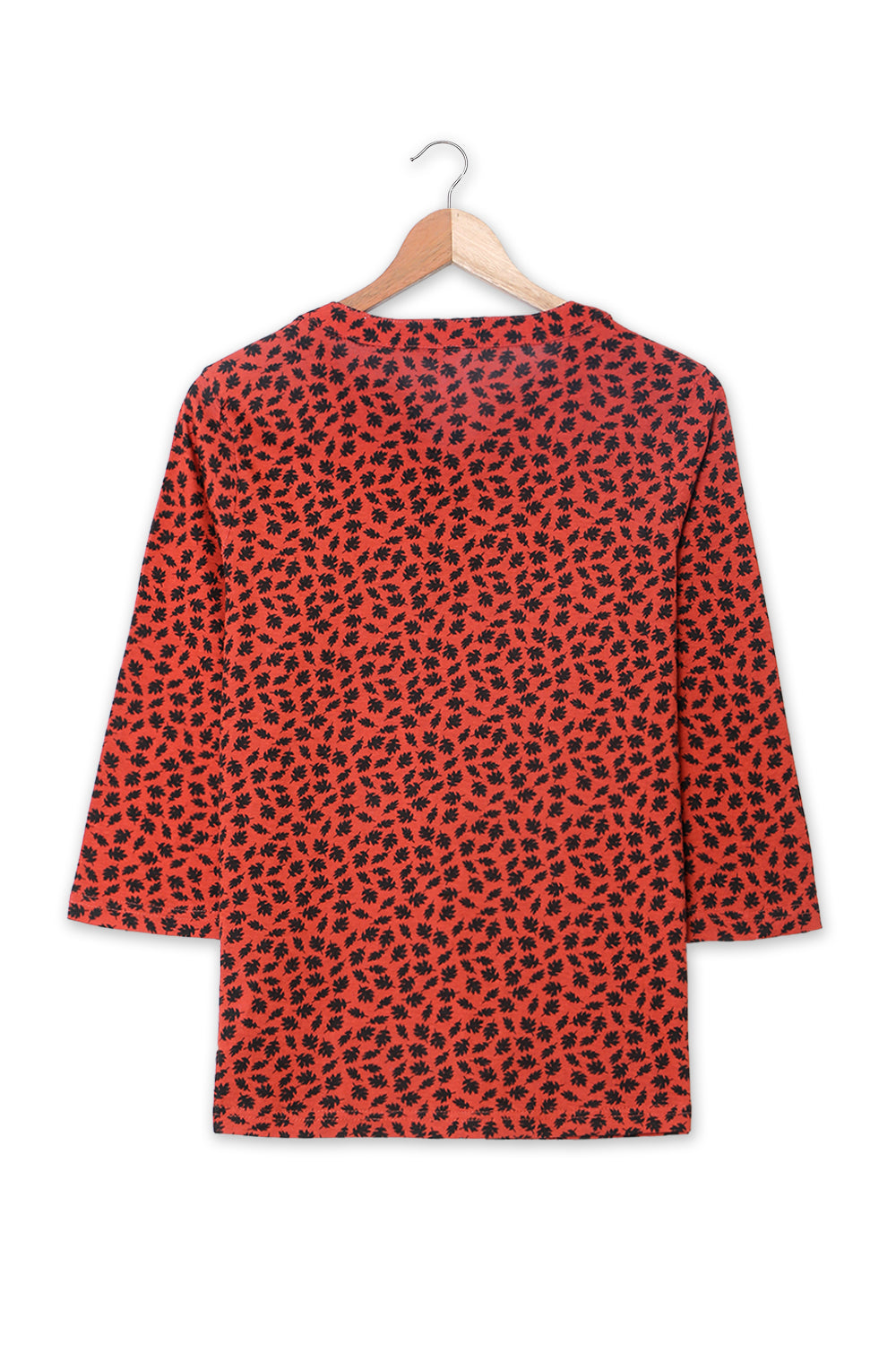 Women's Branded Printed T-Shirt - Orange