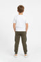 Boys Brand Ellesse Fleece Trouser - D/Green