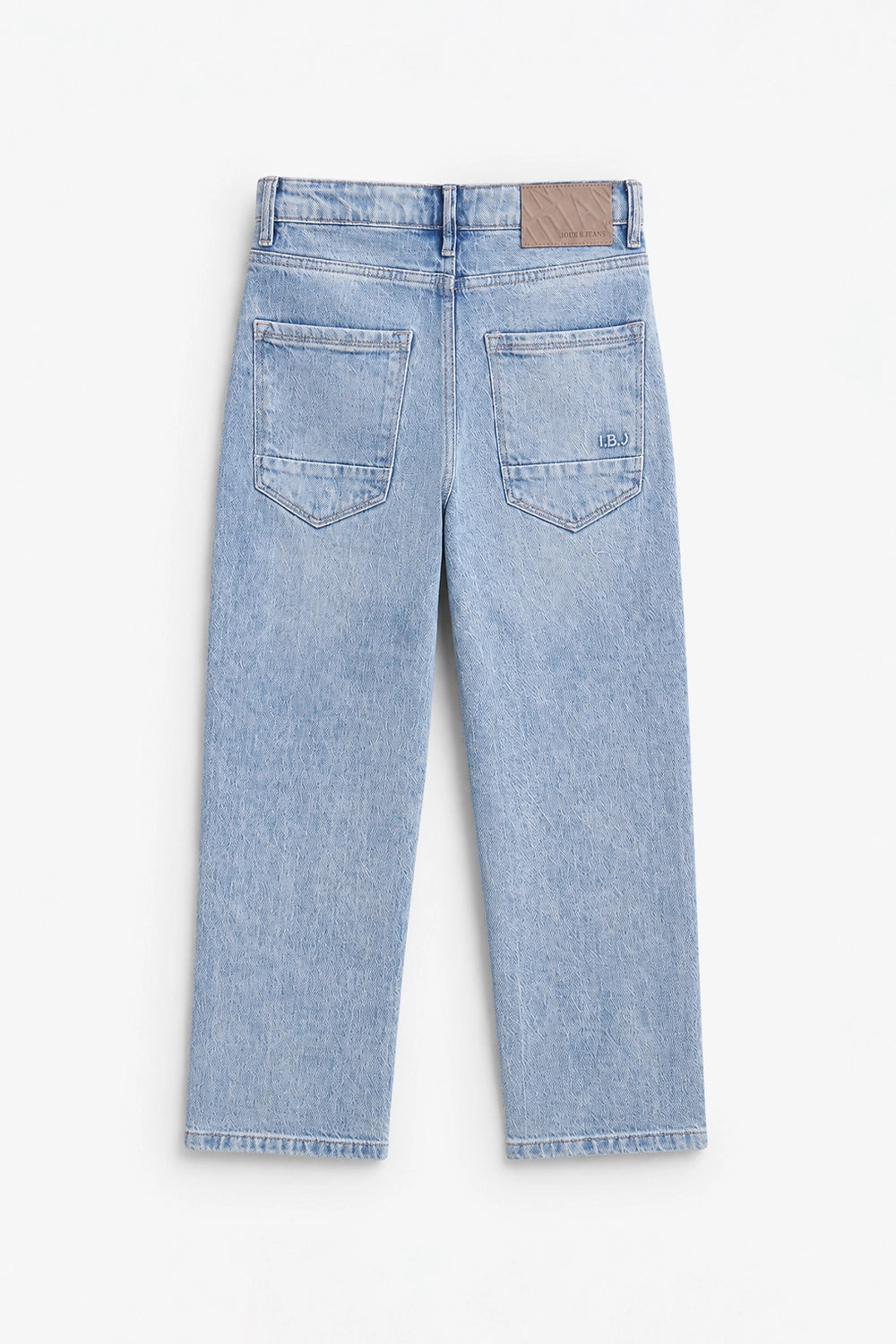 Boy Branded Straight fit Denim Pant - L/Blue