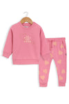 Girls Graphic Jogger Suit GS20 - Pink