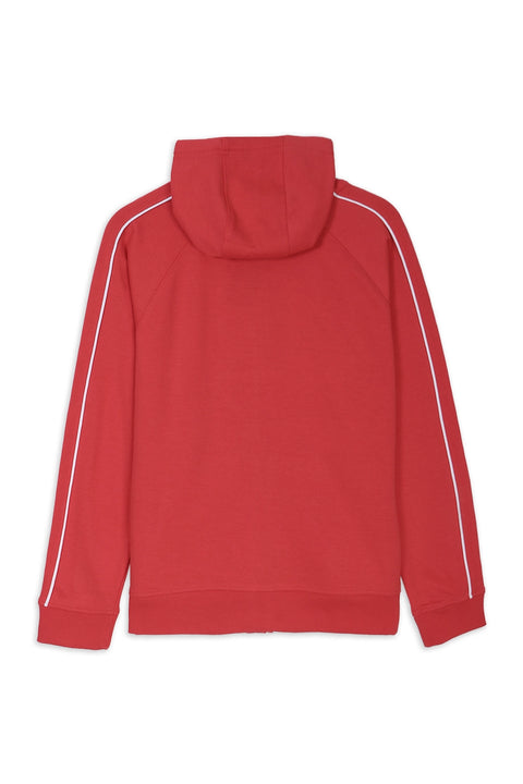Women H.I.S Hoodie Zipper - Red