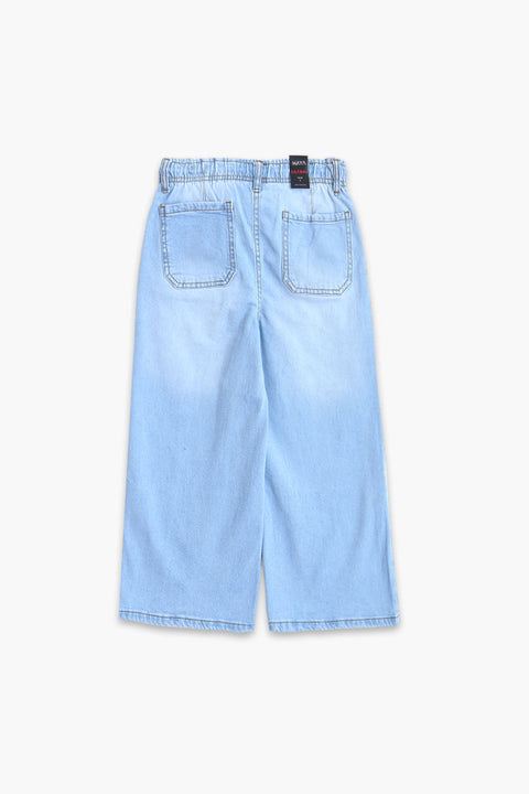 Denim Wide Leg Pant