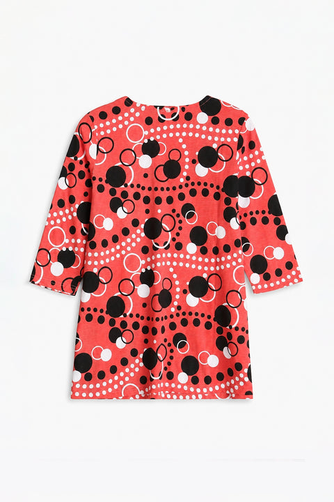 Women's Branded Printed T-Shirt - Orange