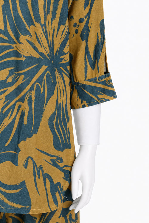 PRINTED KHADDAR SUIT