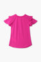 Girls Branded Graphic T-Shirt - Pink