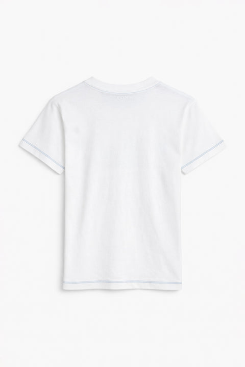 Boys Branded Graphic T-Shirt - White