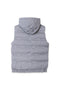 Men Branded Bomber Jacket Sleeveless - Grey