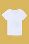 Girls Branded Graphic T-Shirt - White
