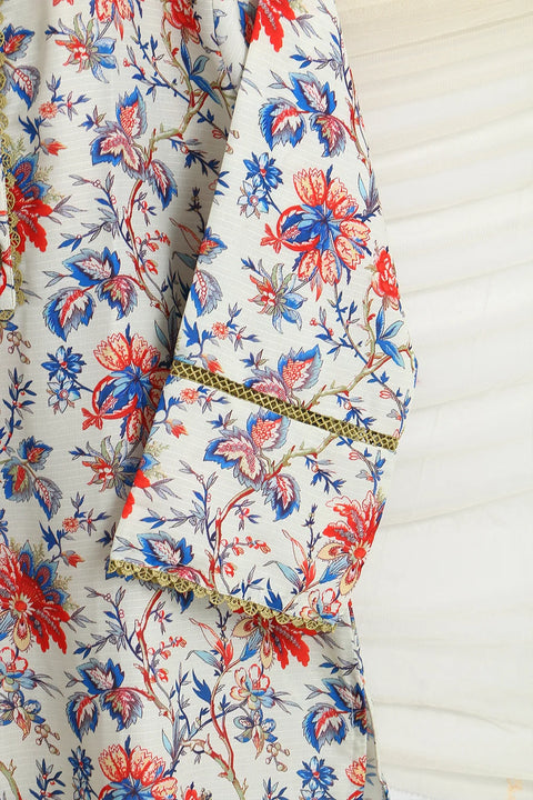 PRINTED SLUB SHIRT