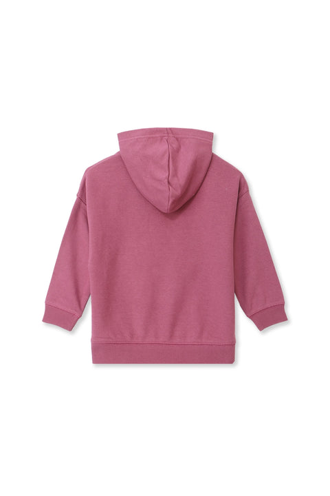 Girls Branded Terry Hoodie Sweatshirt - Thulian