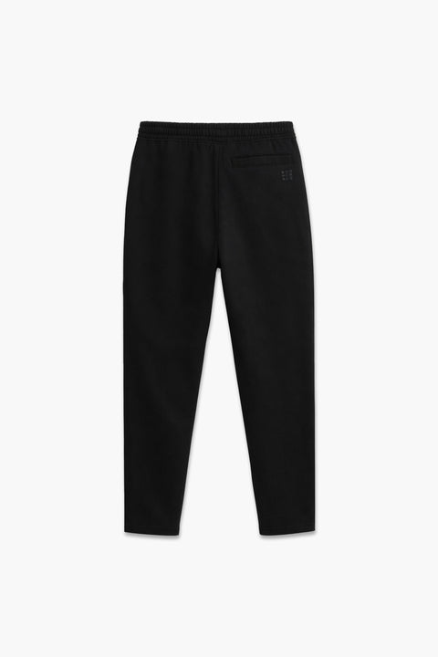 Men Branded Fleece Pajama - Black