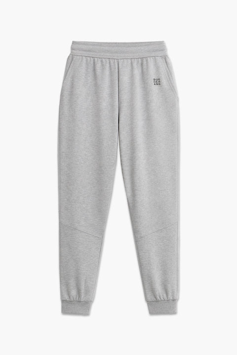 Men Branded Fleece Trouser - Heather Grey