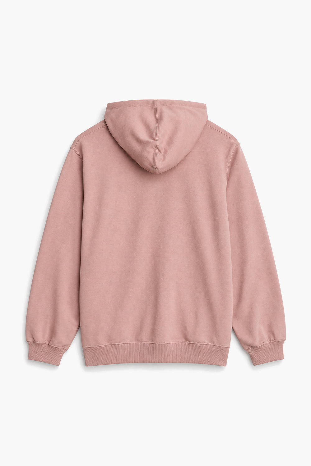 Women Branded Terry Pullover Hoodie - Pink