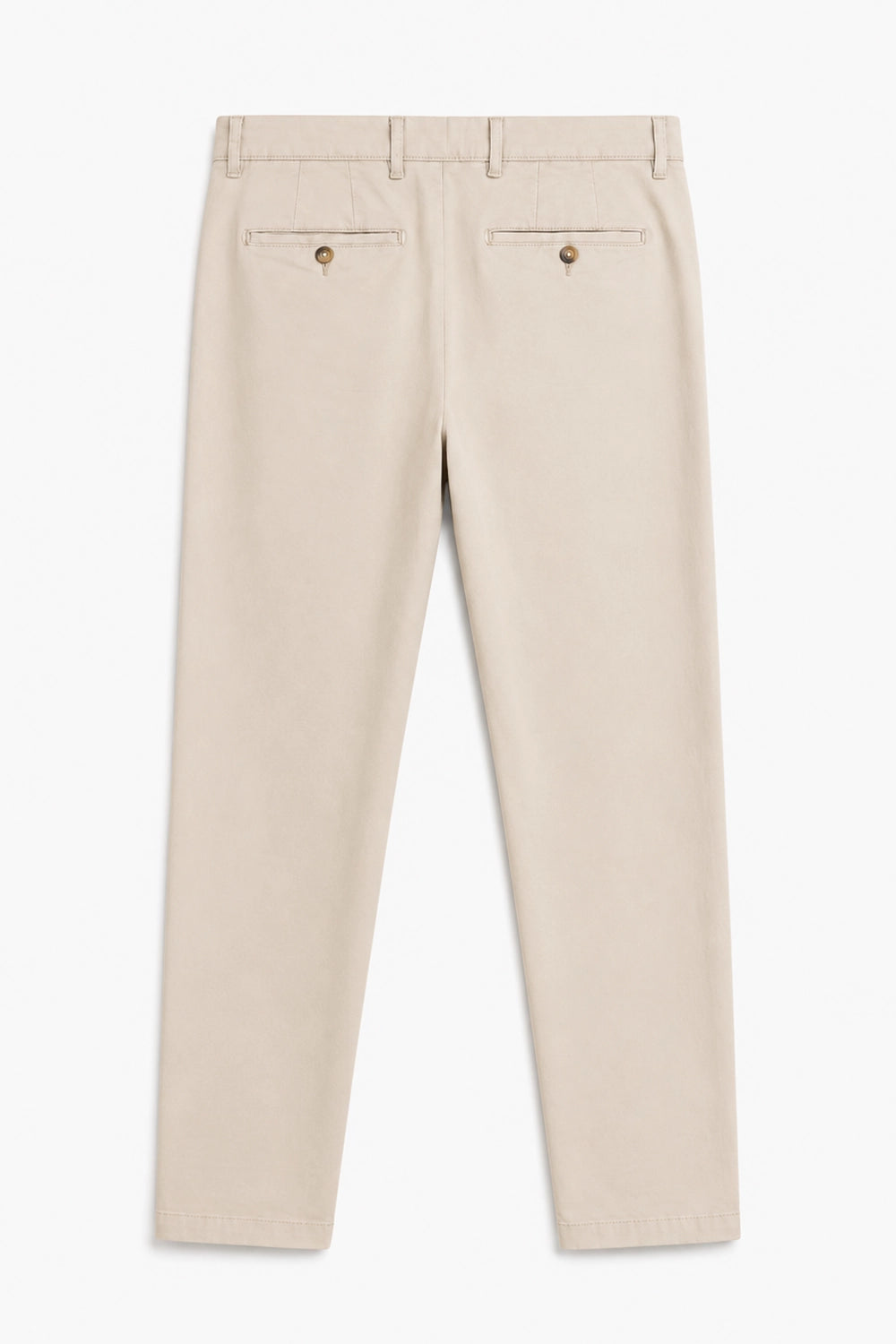 Men Branded Chino Pant - Cream