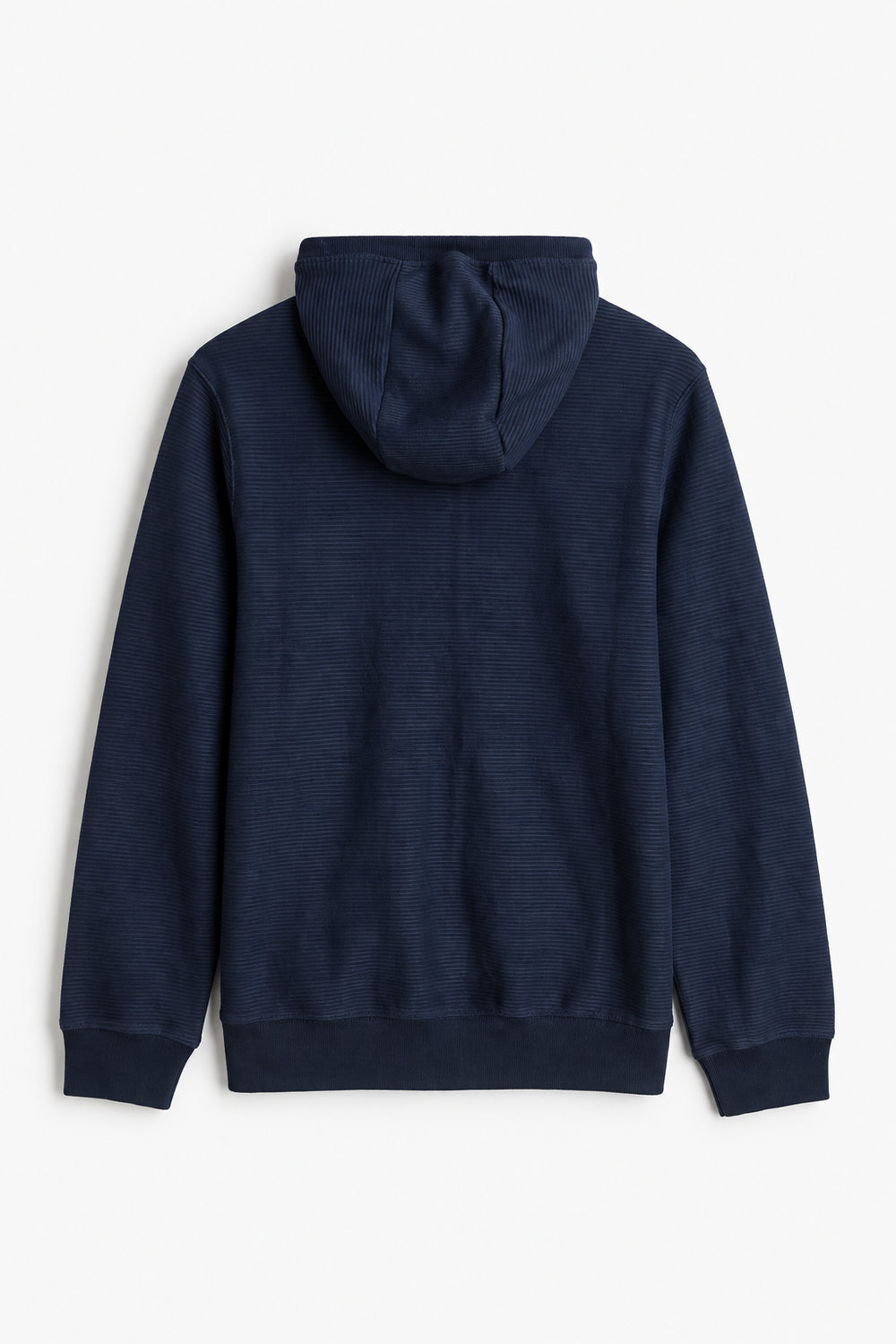 Men Branded Hoodie Zipper - Navy