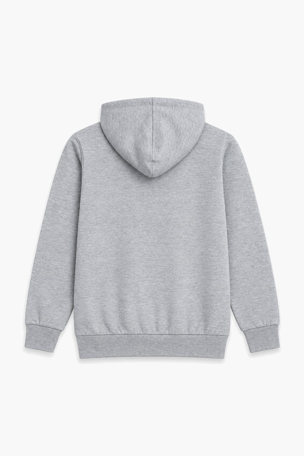 Women Branded Fleece Zipper Hoodie - Grey