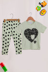 Girls Graphic Loungewear GNS04 - Pistachio