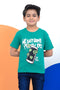 Boys Graphic T-Shirt BT24#39 - D/Green