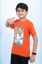 Boys Graphic T-Shirt BT24#20 - Rust