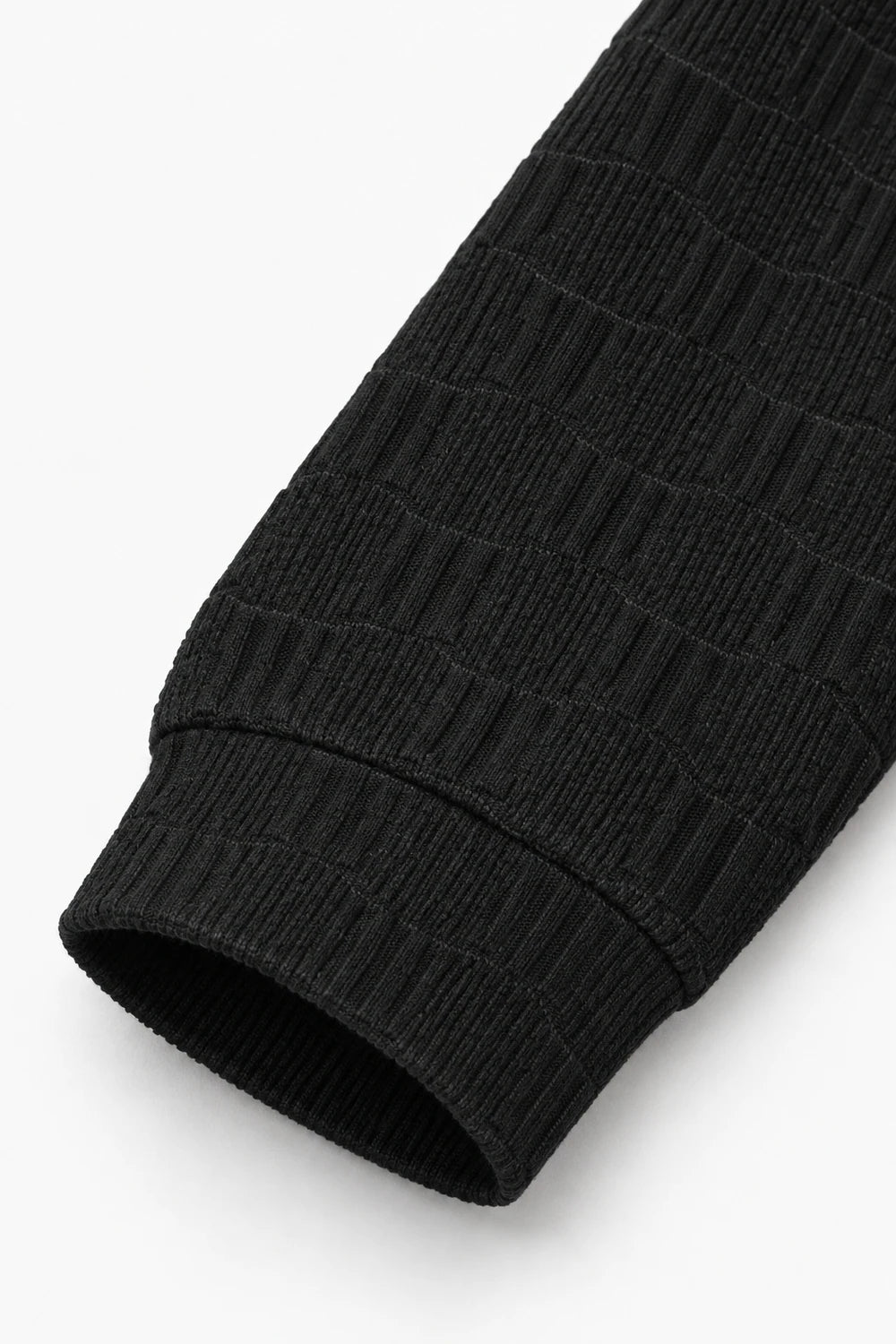 Textured Knit Sweatshirt