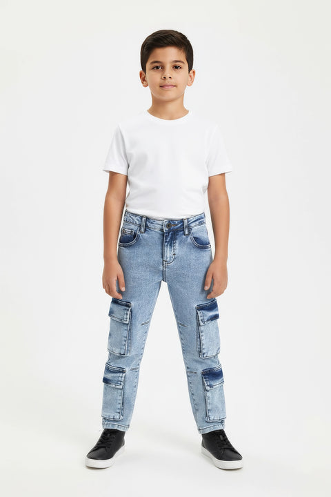 Denim Cargo Pant